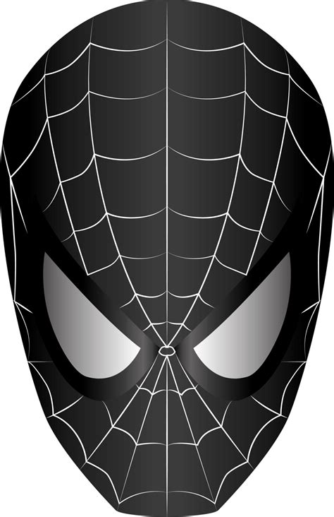 Download 535+ Black Spider-Man Face Creativefabrica